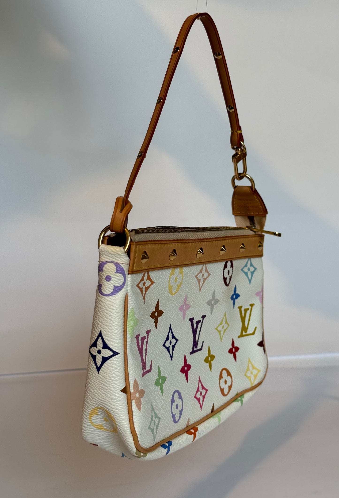 Louis Vuitton Monogram Multicolor Pochette x Takashi Murakami