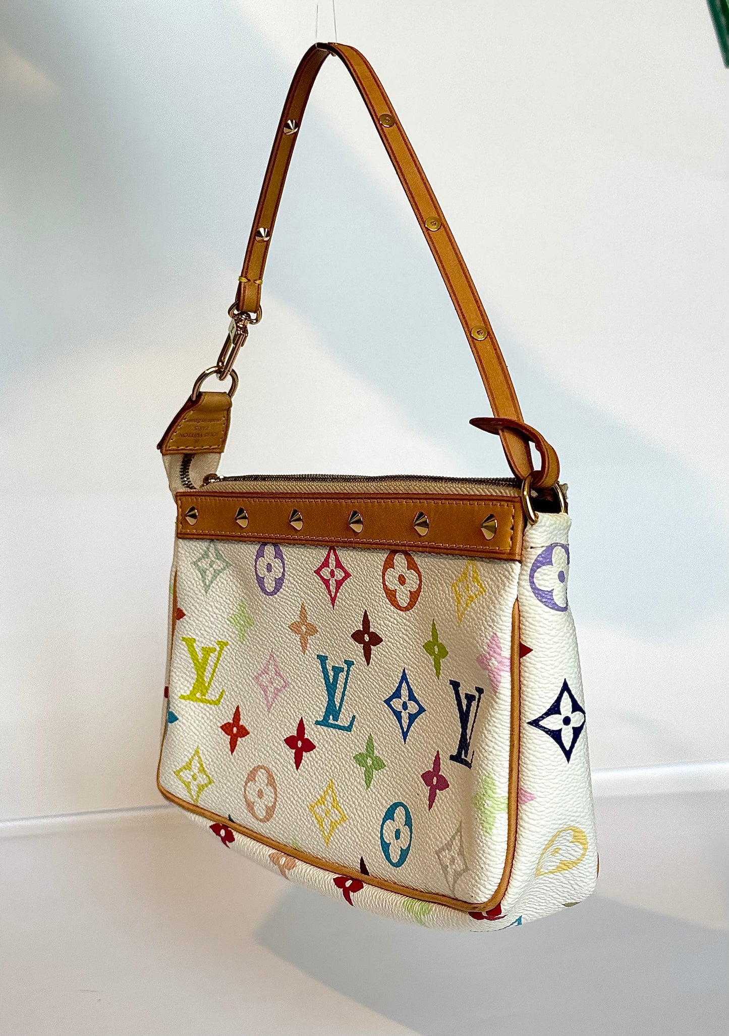 Louis Vuitton Monogram Multicolor Pochette x Takashi Murakami