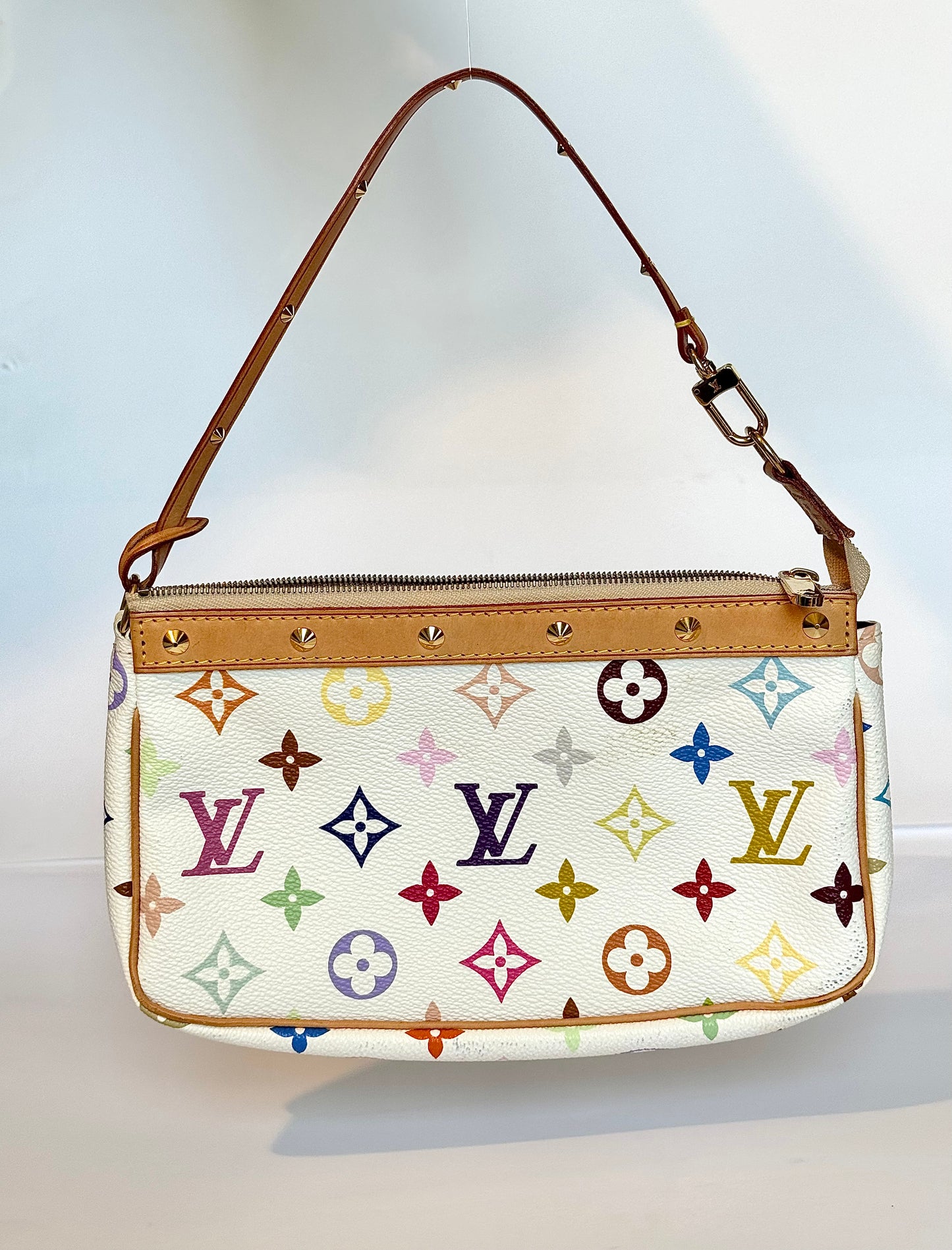 Louis Vuitton Monogram Multicolor Pochette x Takashi Murakami