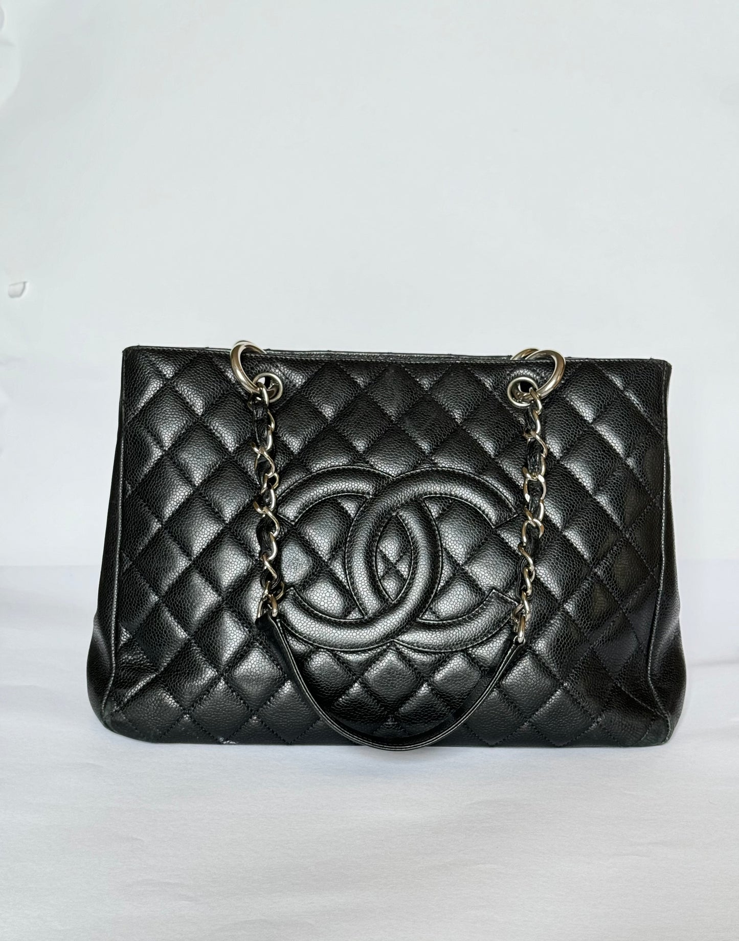 Chanel Grand Shopping Tote in Black Caviar Leather