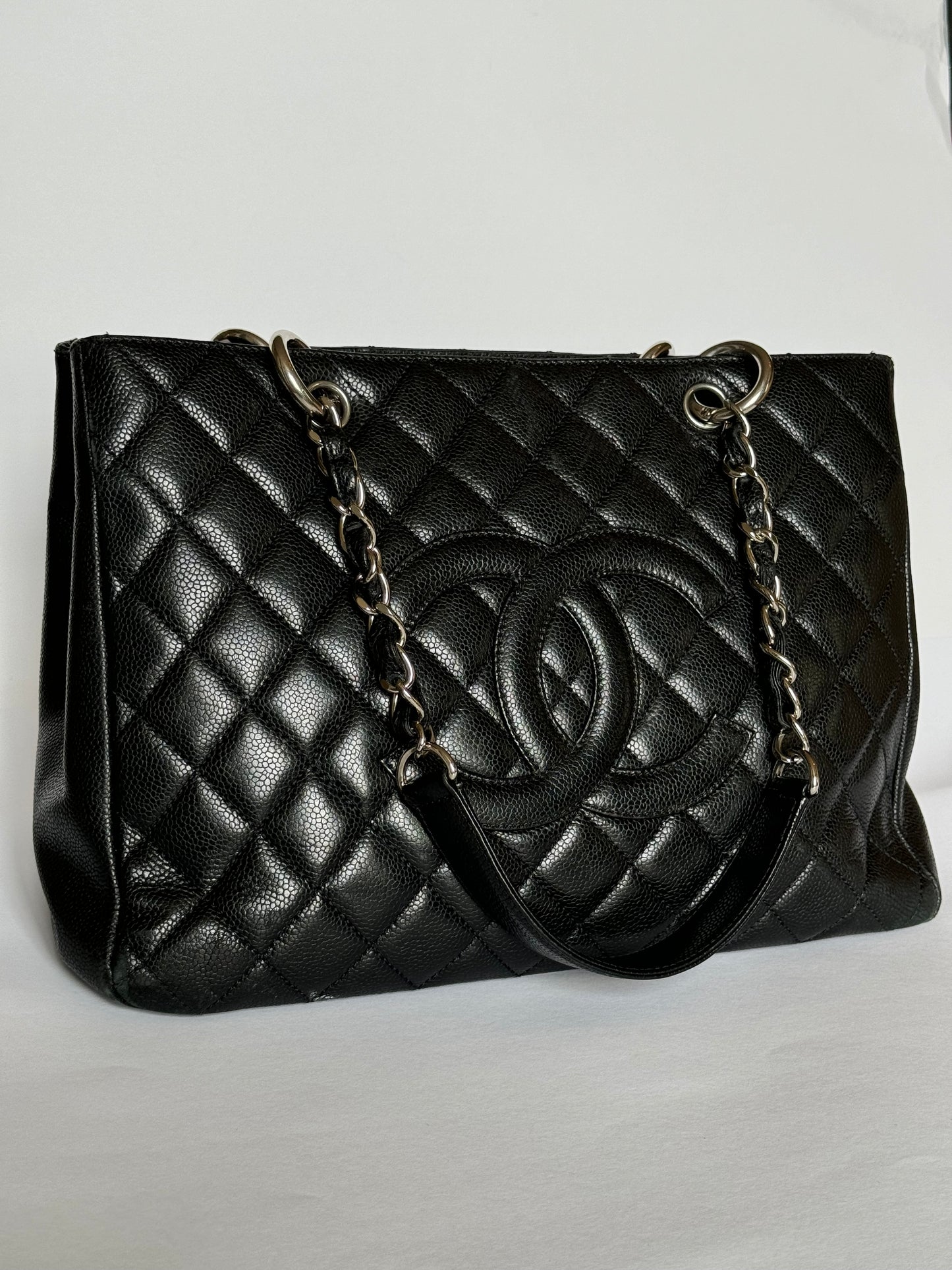 Chanel Grand Shopping Tote in Black Caviar Leather