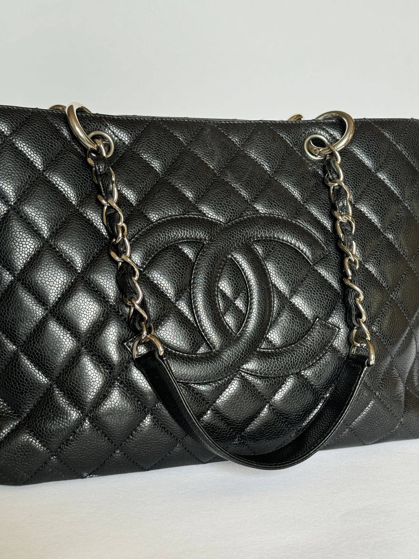 Chanel Grand Shopping Tote in Black Caviar Leather