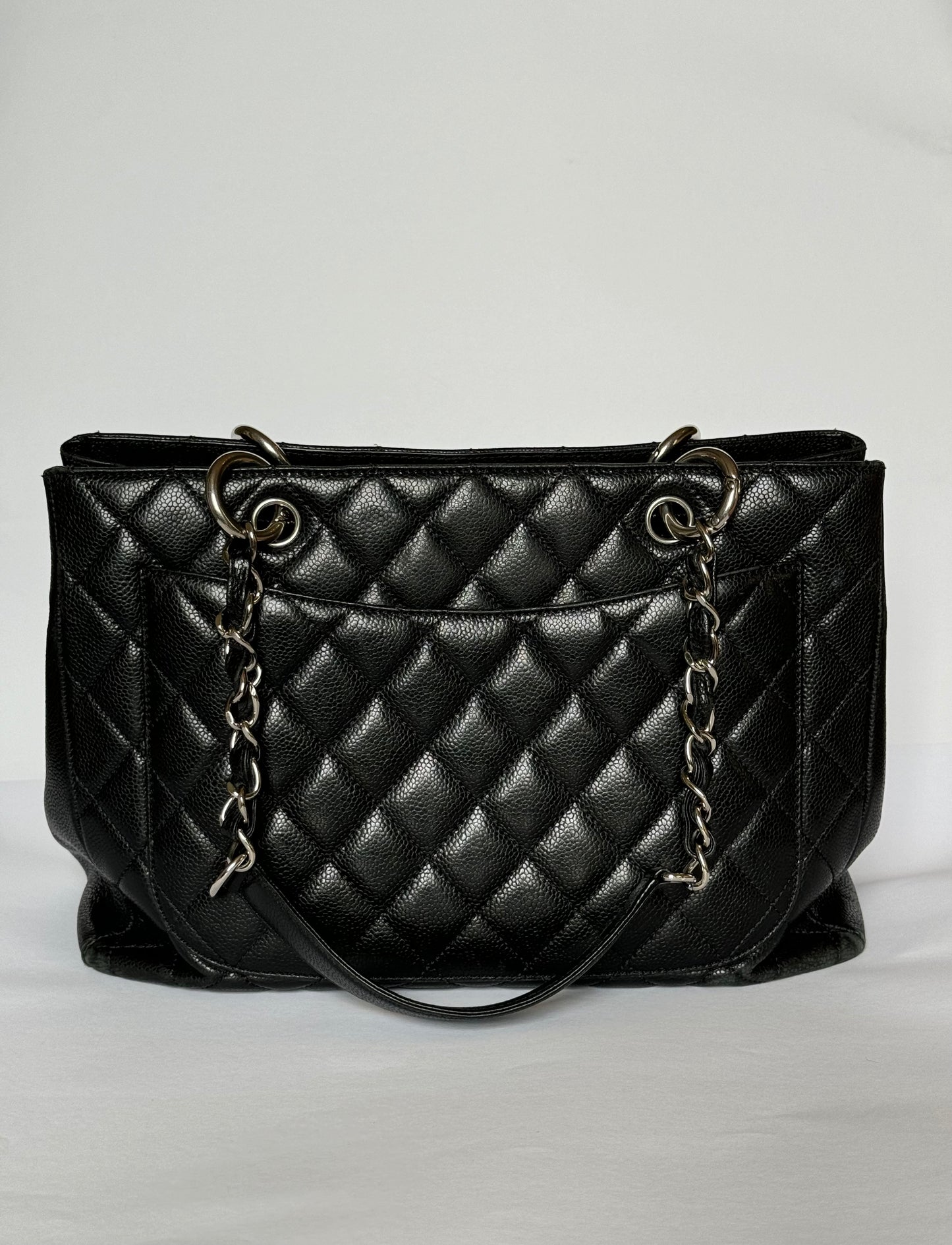 Chanel Grand Shopping Tote in Black Caviar Leather